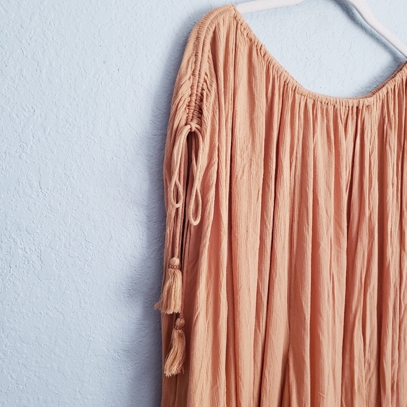 Free People Celeste Convertible Tunic / Skirt In Mossy Gold - Picture 4 of 8